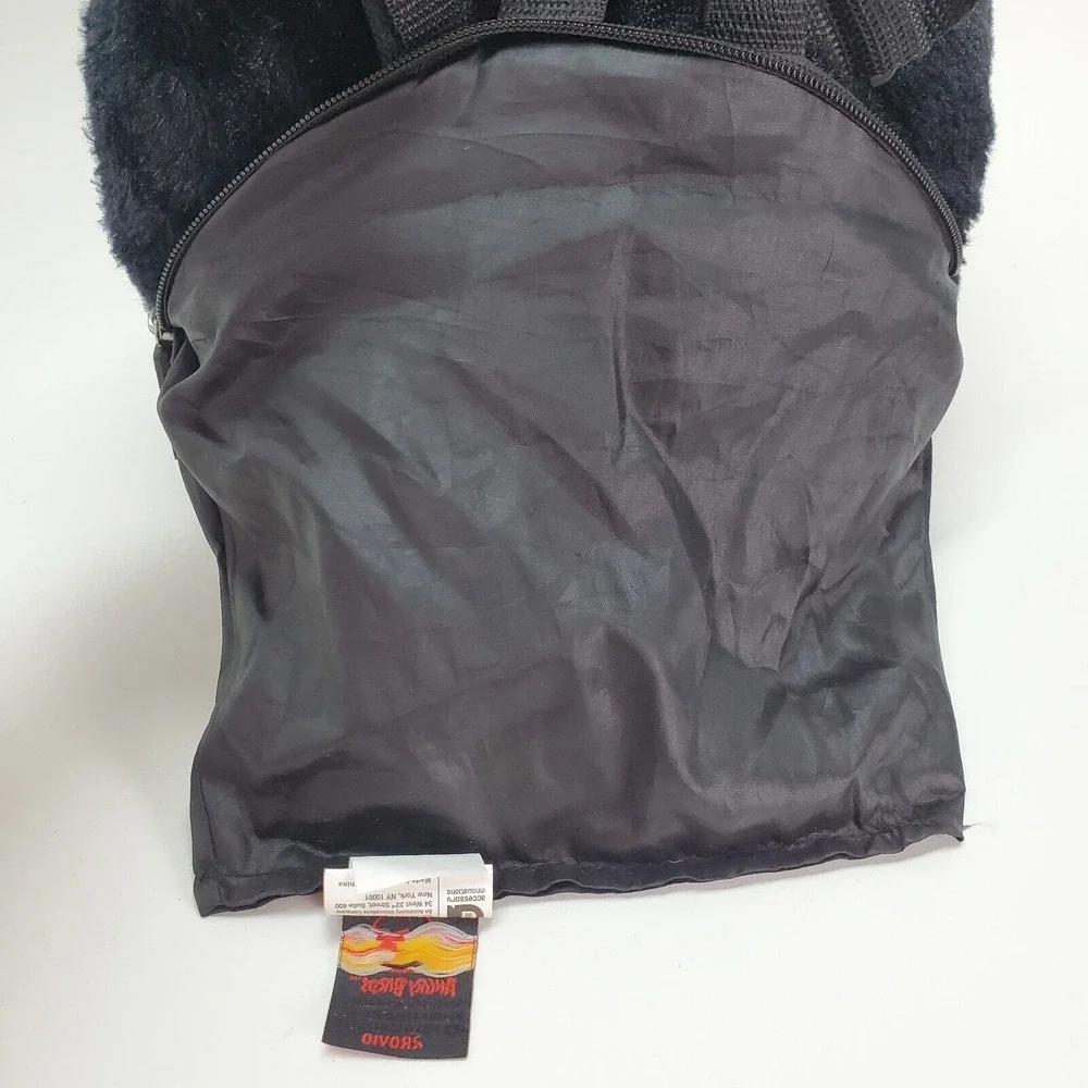 Angry Birds Black Bomb‎ Bird Plush Backpack 10 inch Rovio Game Character Bag